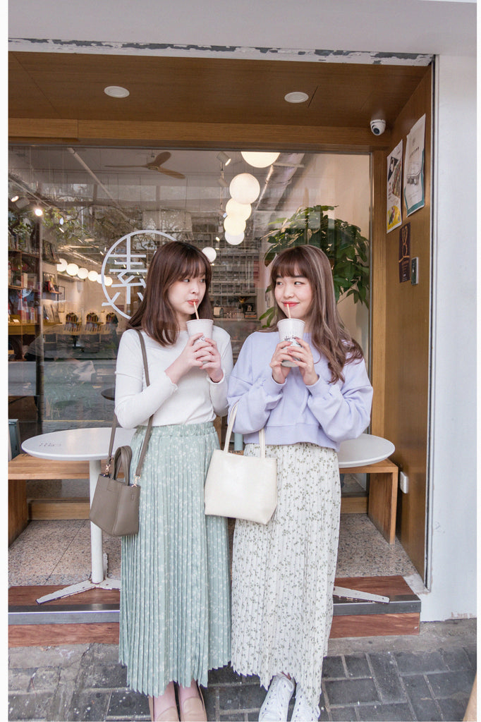 Wave 超彈性合身波浪邊裝飾打底單穿, Top/ TP8833 (White/lavender Sold out)
