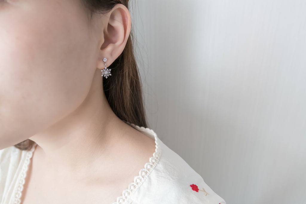 Falling Snow, Earrings/ ER8282