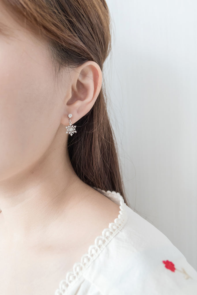 Falling Snow, Earrings/ ER8282