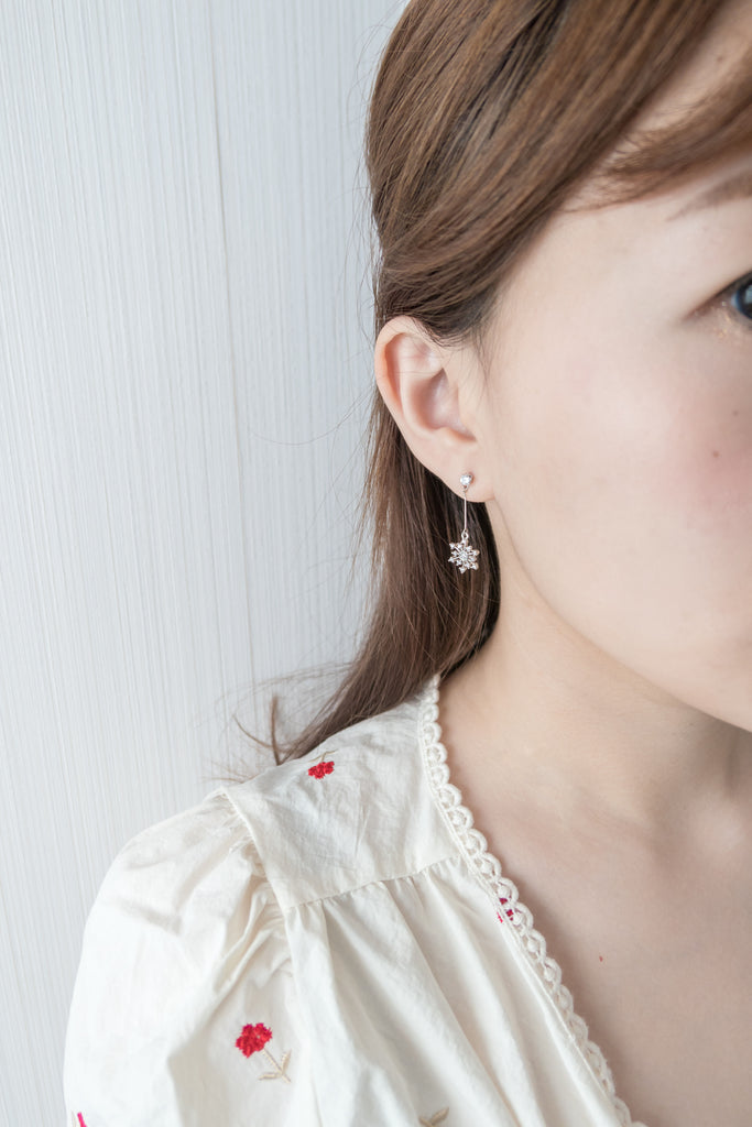 Falling Snow, Earrings/ ER8282