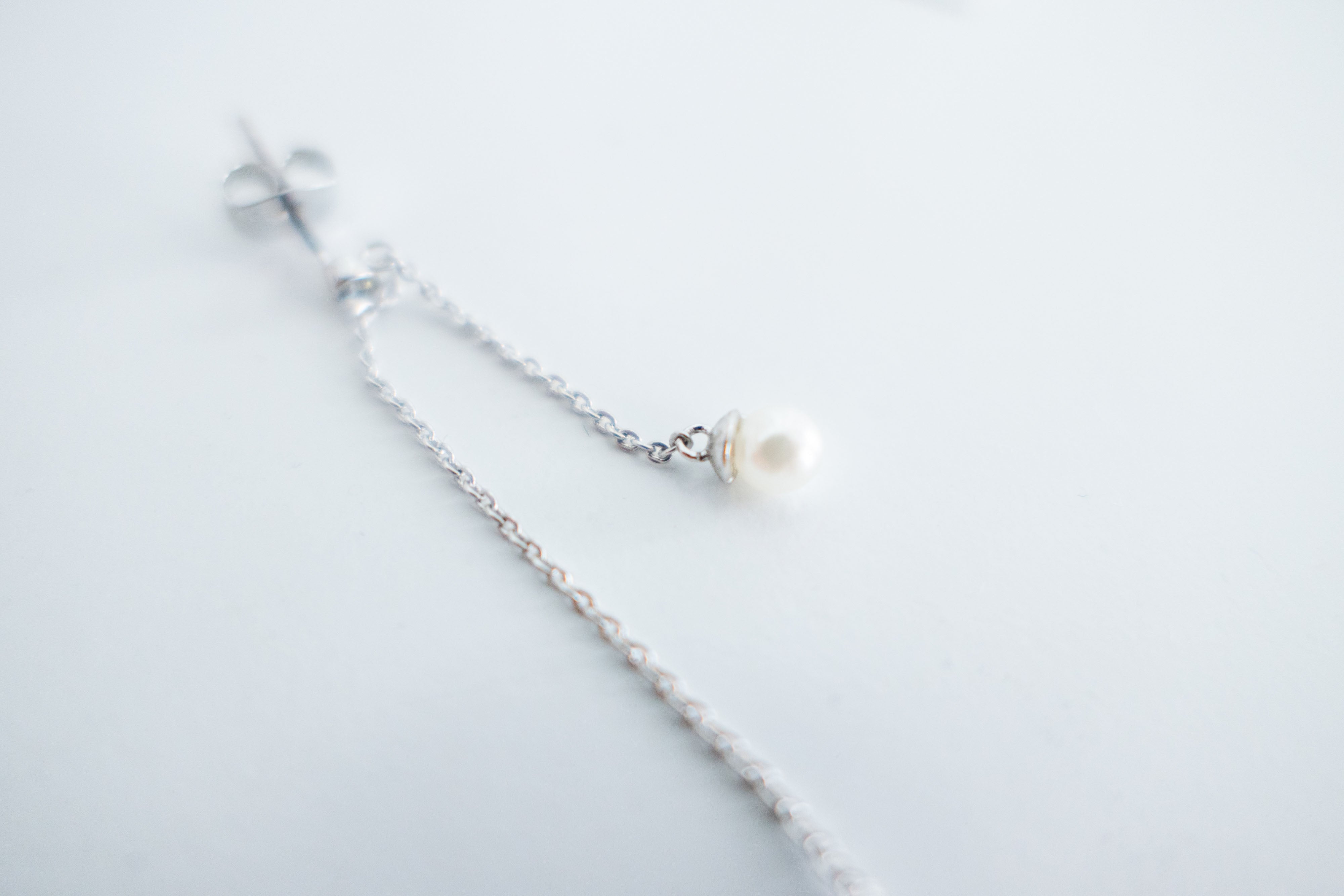 Pearl Crystal Drop Earrings/ ER8333