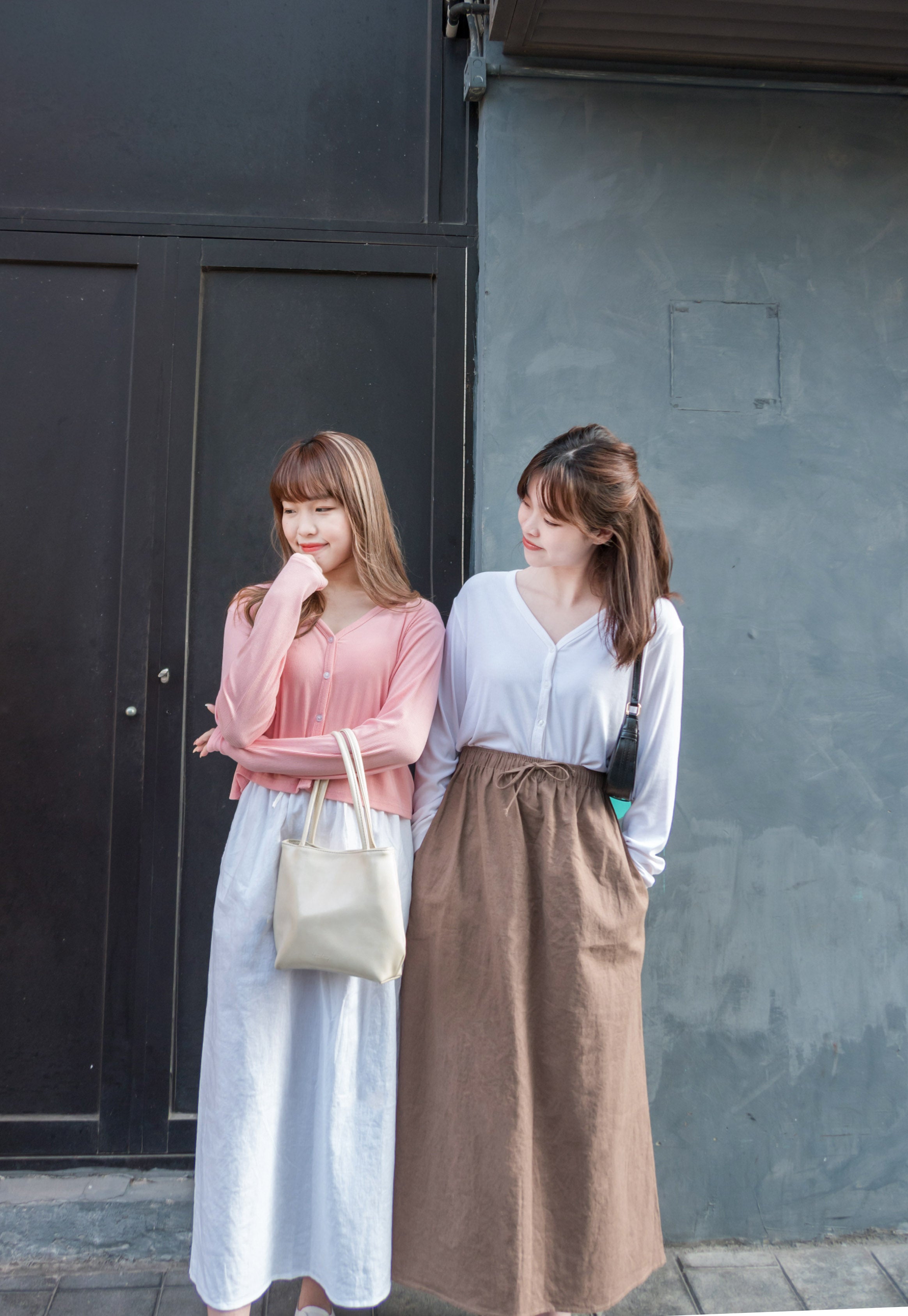 Daily Tone 隨性麻棉口袋傘裙, Skirt/ SK8683 (brown sold out)