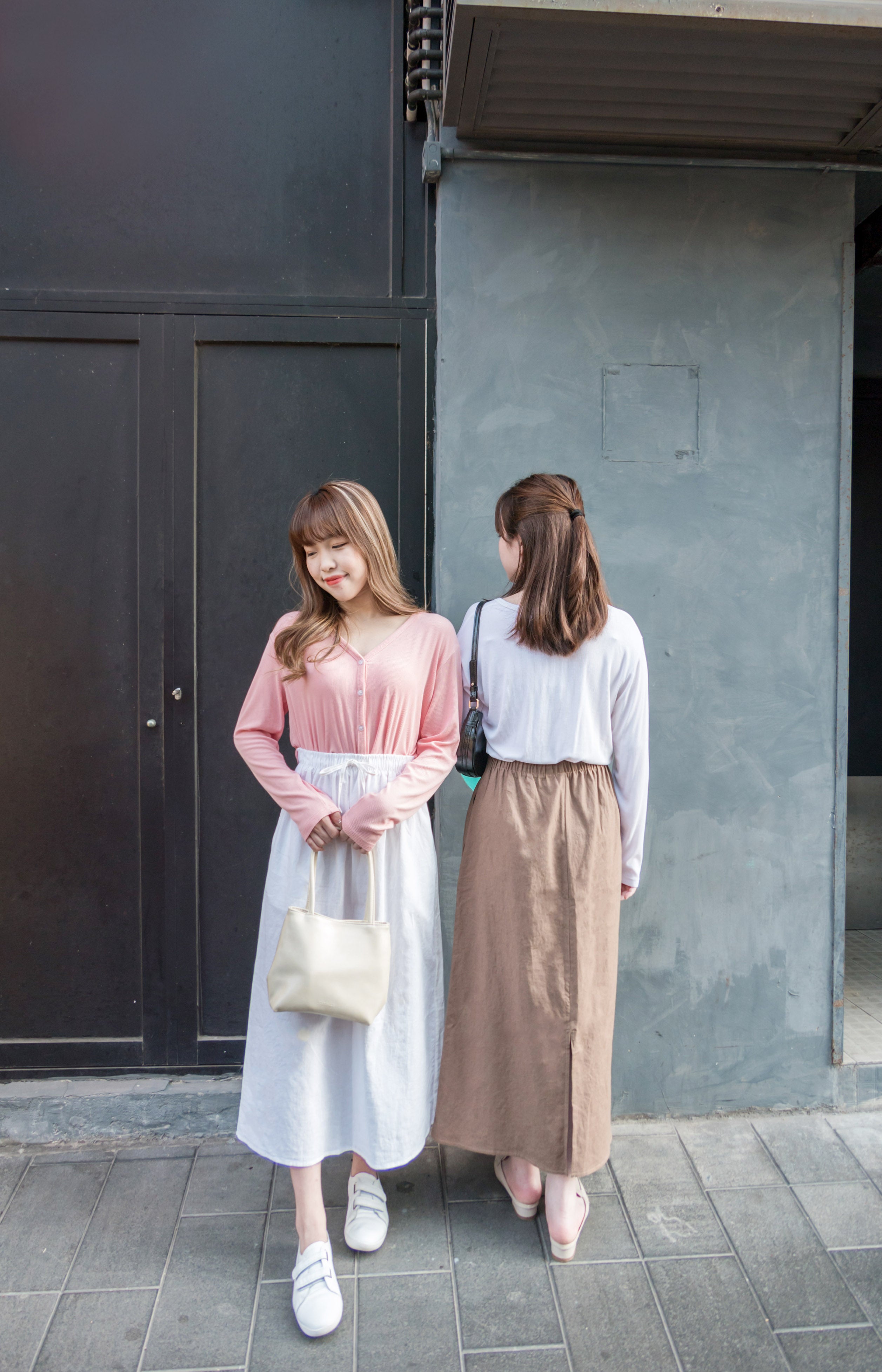 Daily Tone 隨性麻棉口袋傘裙, Skirt/ SK8683 (brown sold out)