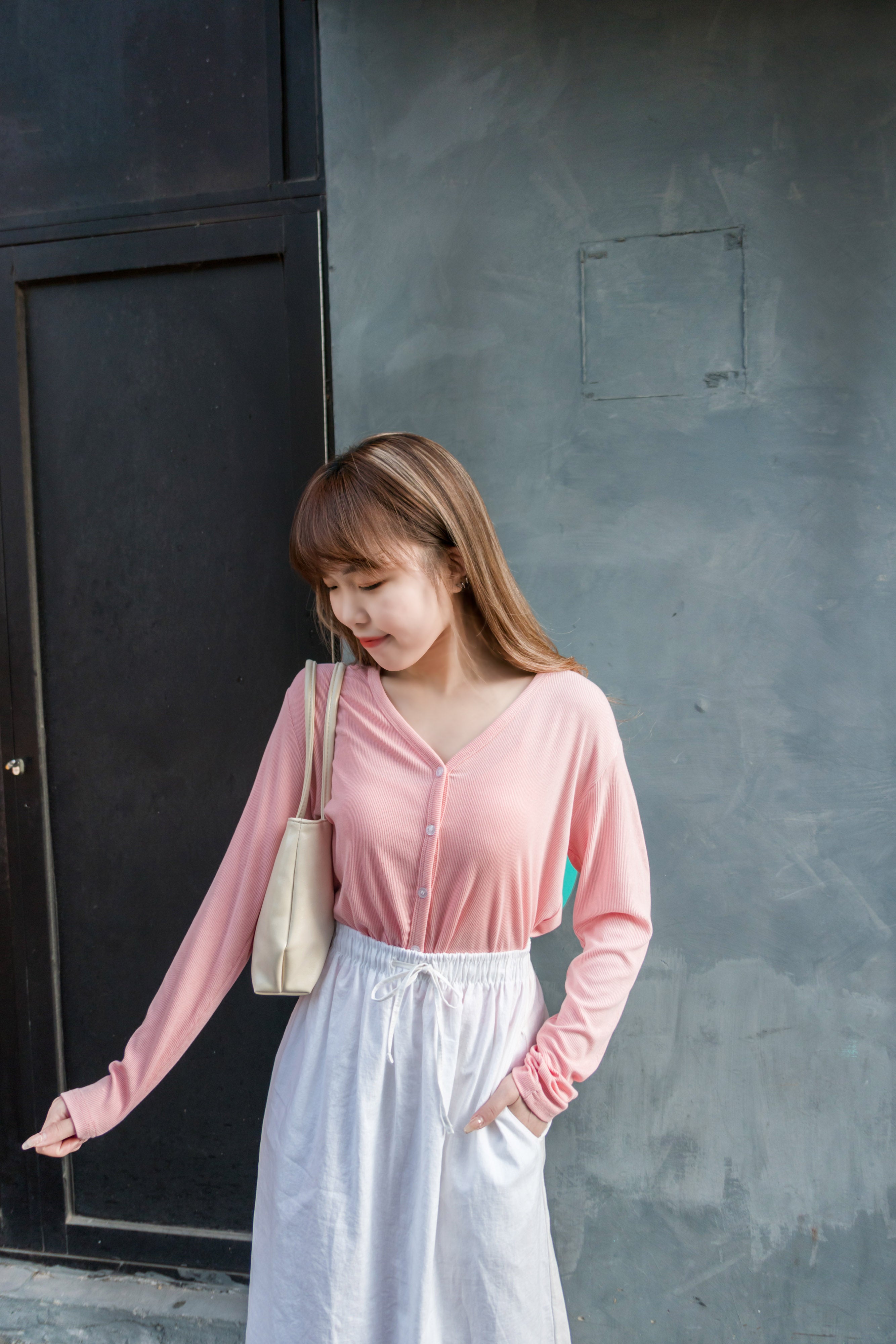 Daily Tone 隨性麻棉口袋傘裙, Skirt/ SK8683 (brown sold out)