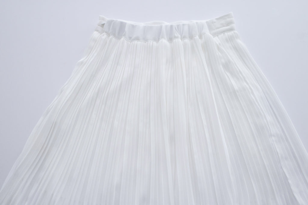 Elegant Buckle 金釦裝飾飄逸雙層細褶, Skirt/ SK8681 (black sold out)
