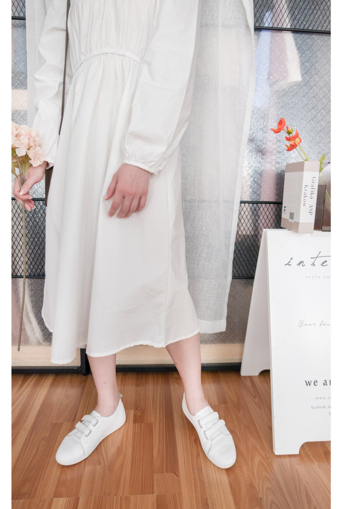 White Coco 隨性挺身棉質橡筋腰, Dress/ DS9196