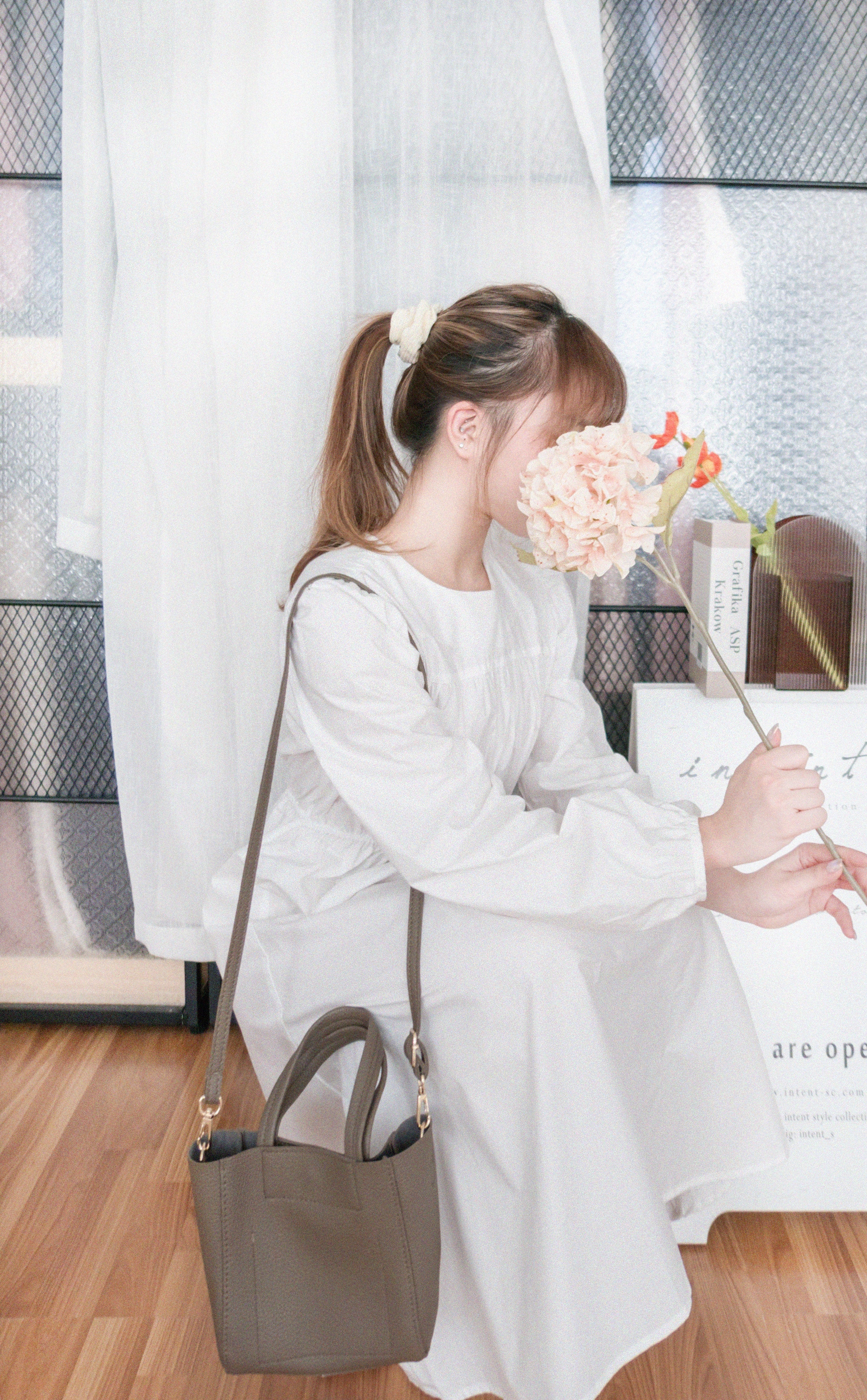 White Coco 隨性挺身棉質橡筋腰, Dress/ DS9196