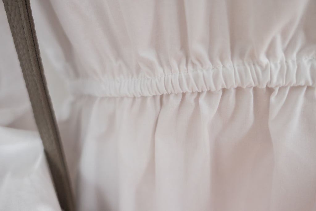 White Coco 隨性挺身棉質橡筋腰, Dress/ DS9196