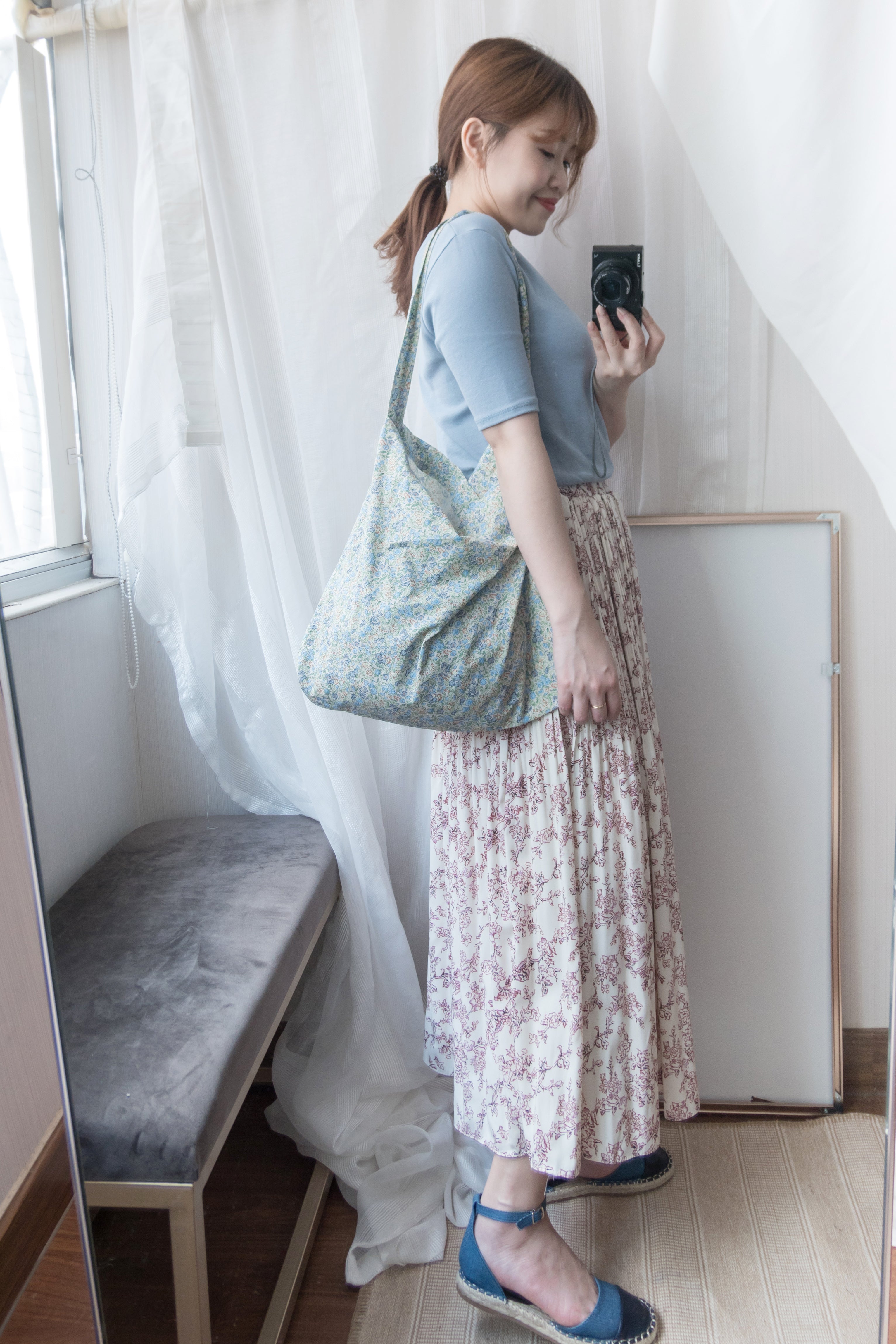 mojito 防皺清新印花布袋, tote bag/ BG8063