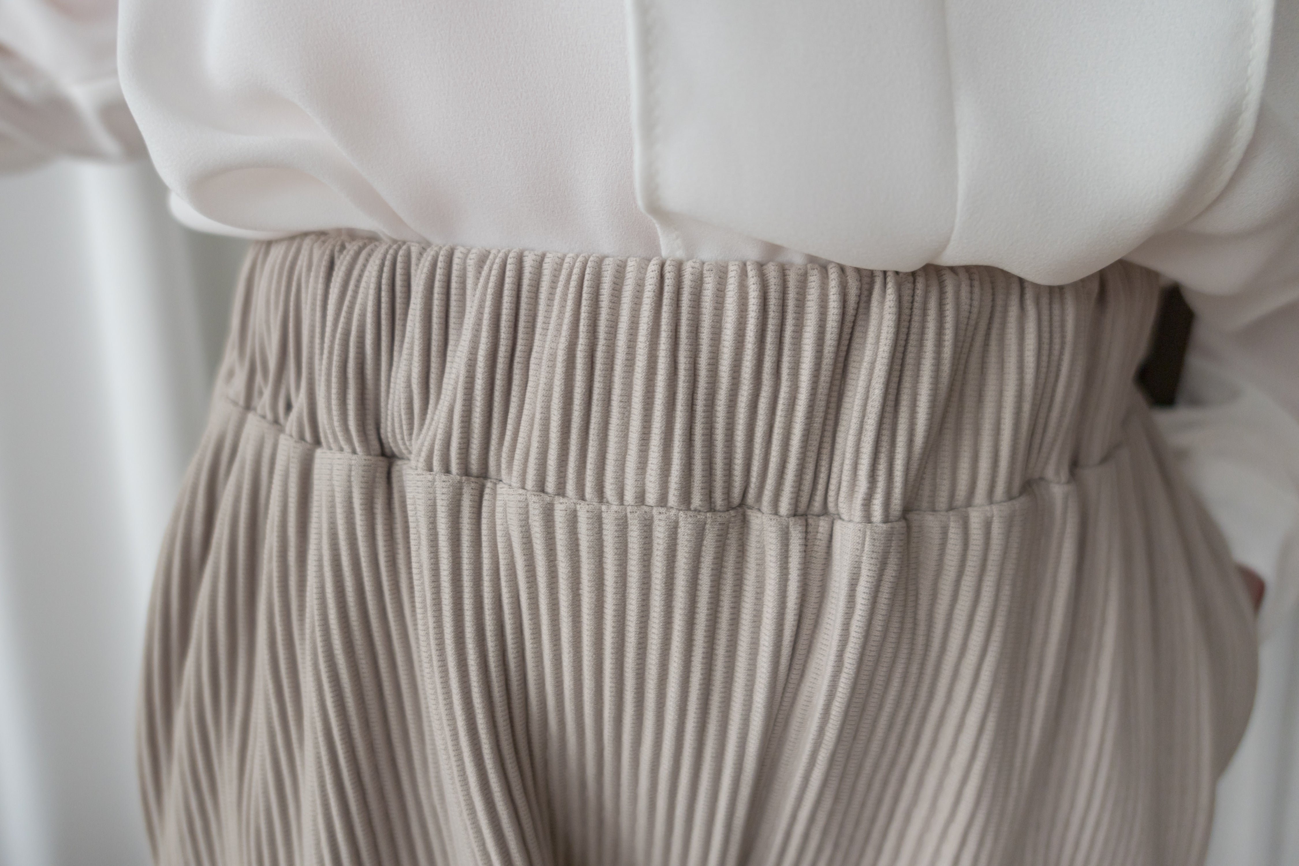 Stripe Carrot 防皺隨性寬鬆坑紋蘿蔔褲, Pants/ PT8377