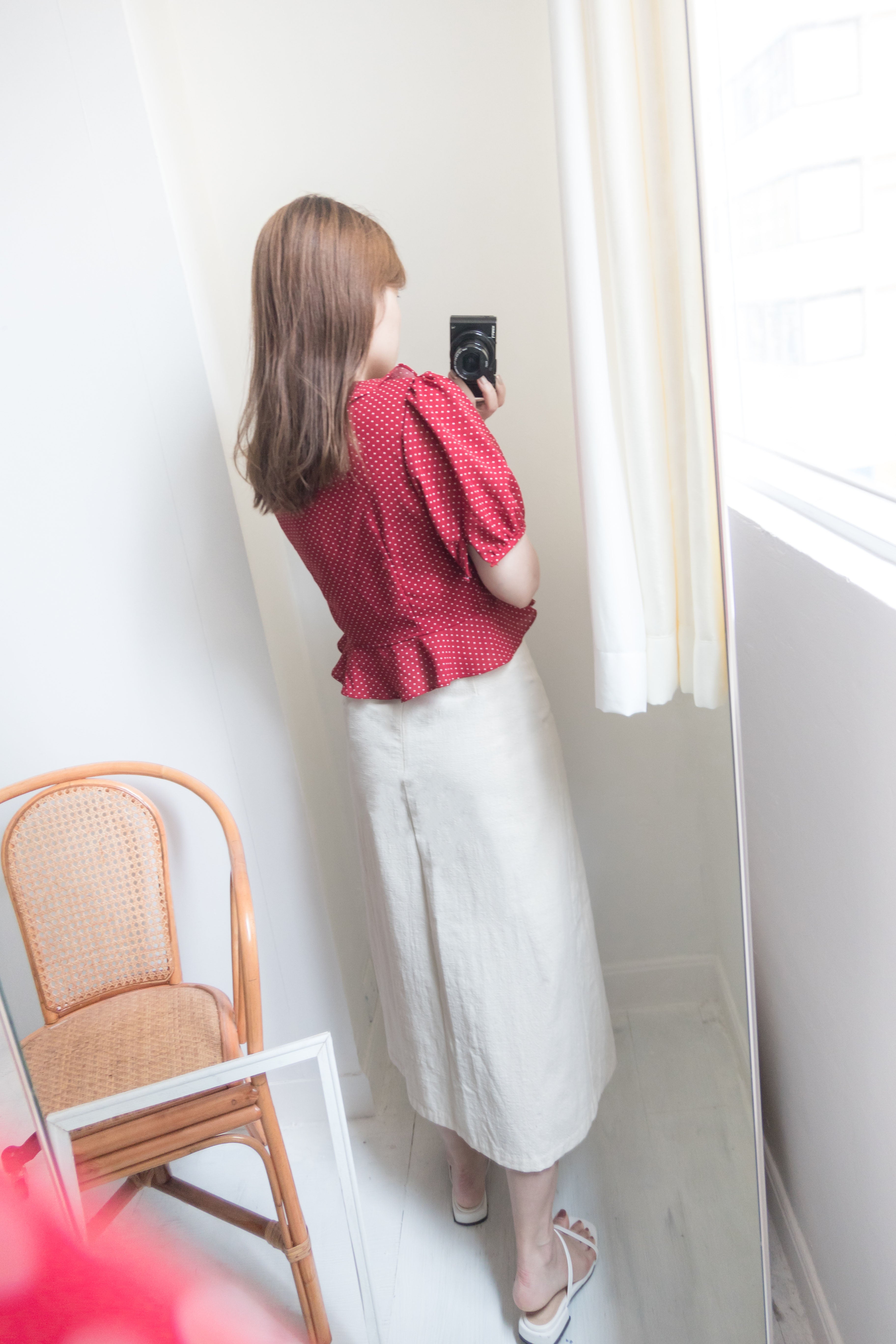 芭蕾交叉帶可調鬆緊修腰A形, skirt/ L003