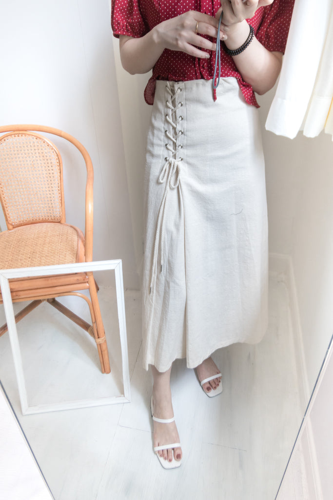芭蕾交叉帶可調鬆緊修腰A形, skirt/ L003