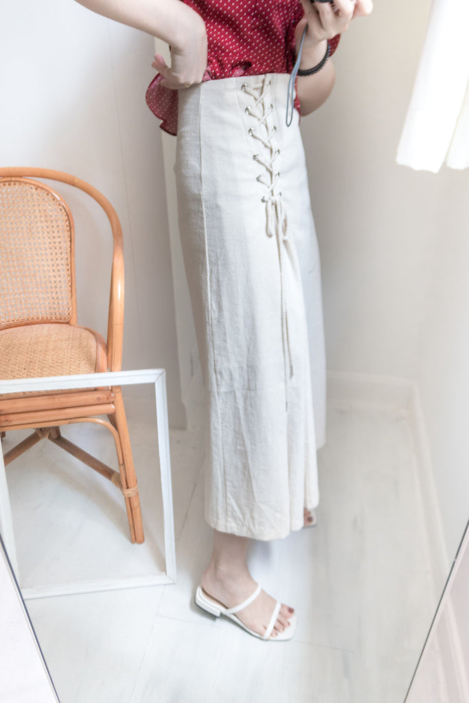 芭蕾交叉帶可調鬆緊修腰A形, skirt/ L003