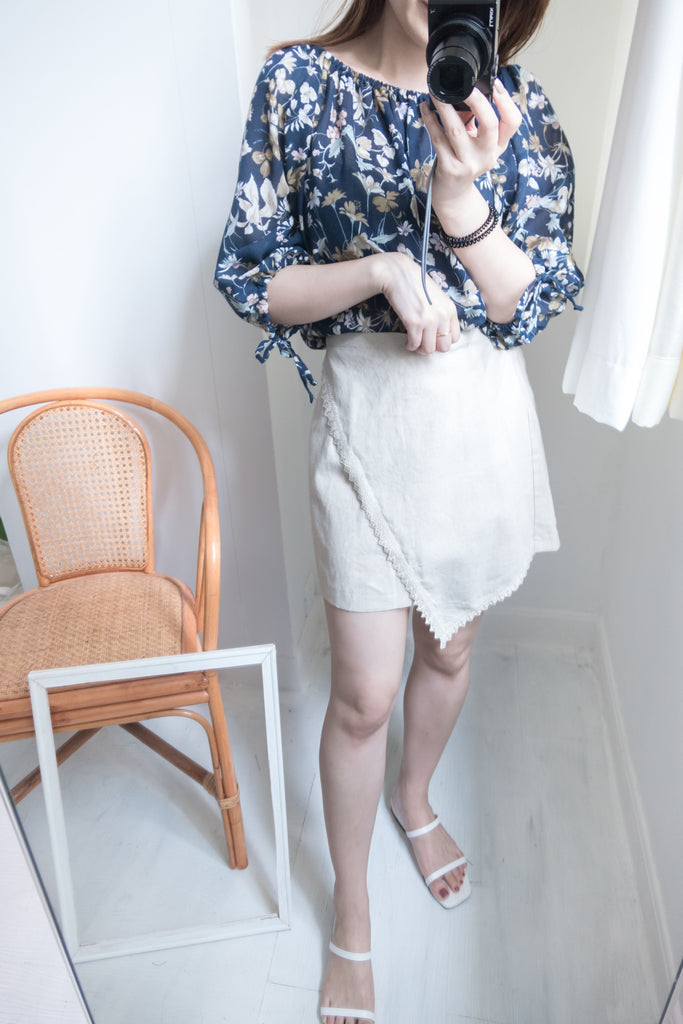 夏日印花兩著, Blouse/ L003