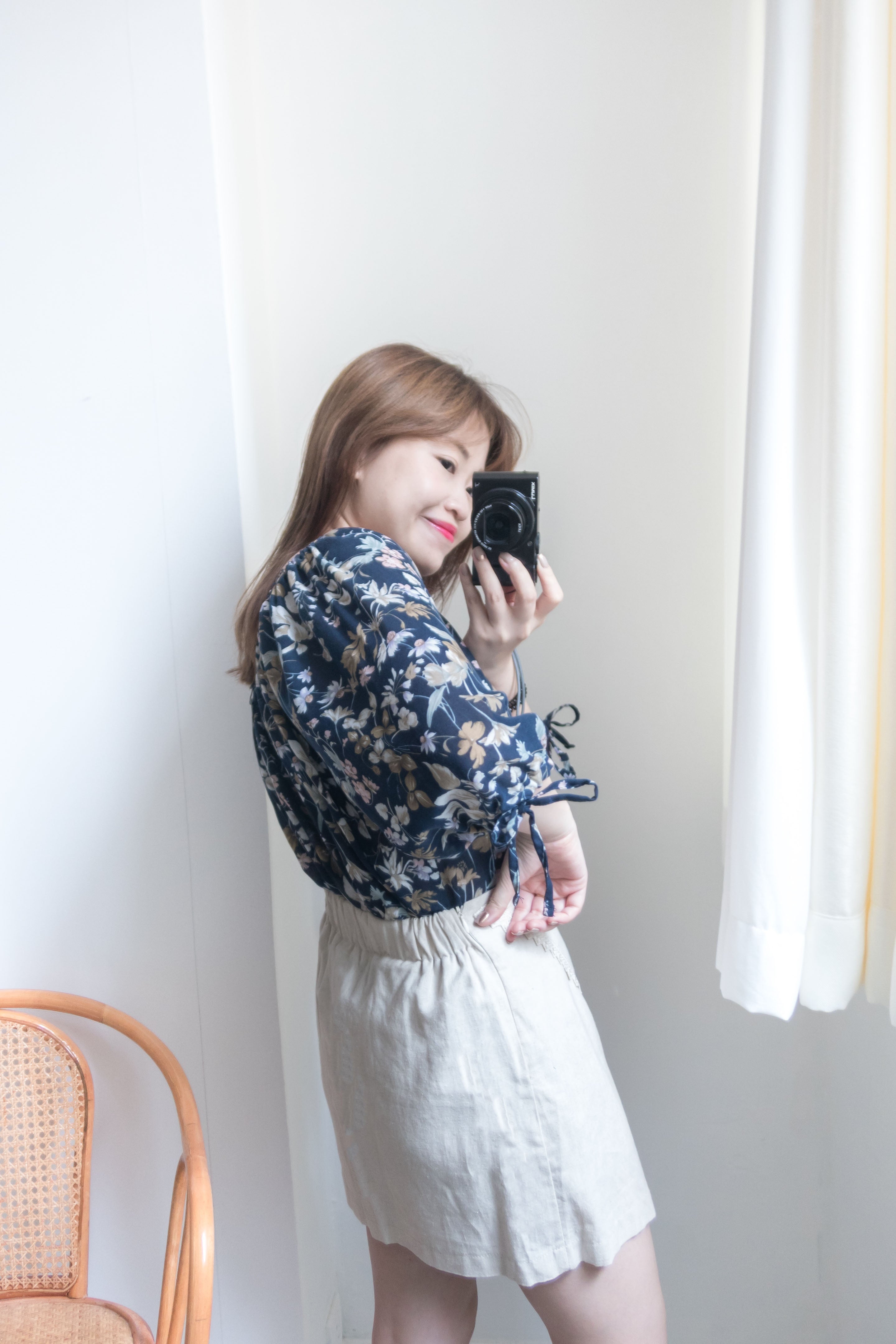 夏日印花兩著, Blouse/ L003