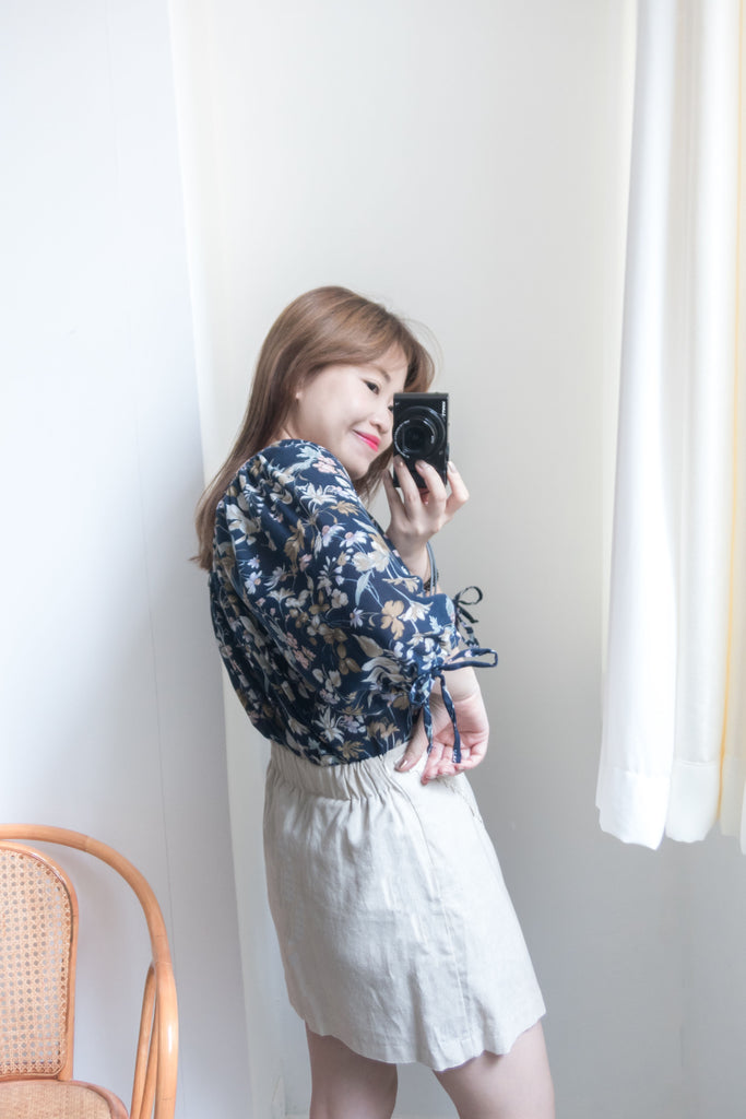夏日印花兩著, Blouse/ L003