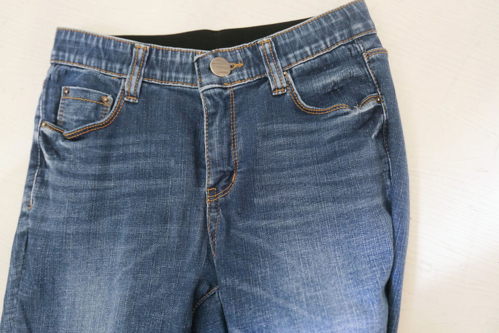 ombre 超彈性漸變開叉褲腳, Jeans/ PT8190