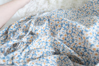 BabyBlue 耀眼藍色粉蝶花假腰帶小蓬裙, Dress/ DS8687