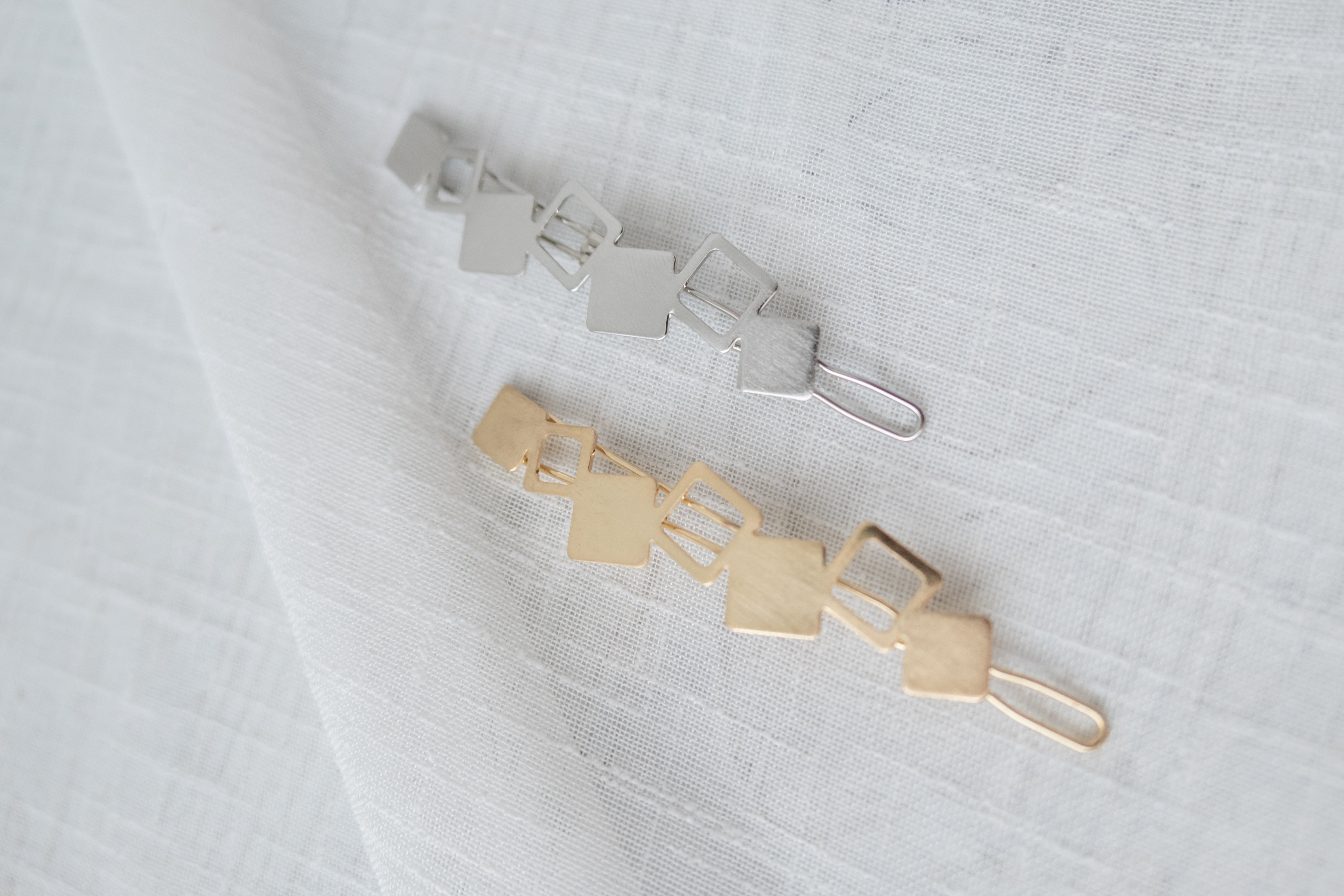 Metal Geometric, Flat Clip/ HA8093