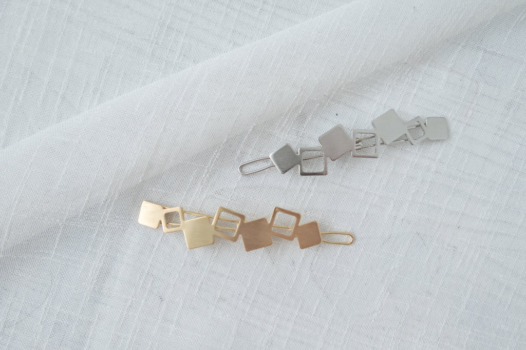 Metal Geometric, Flat Clip/ HA8093