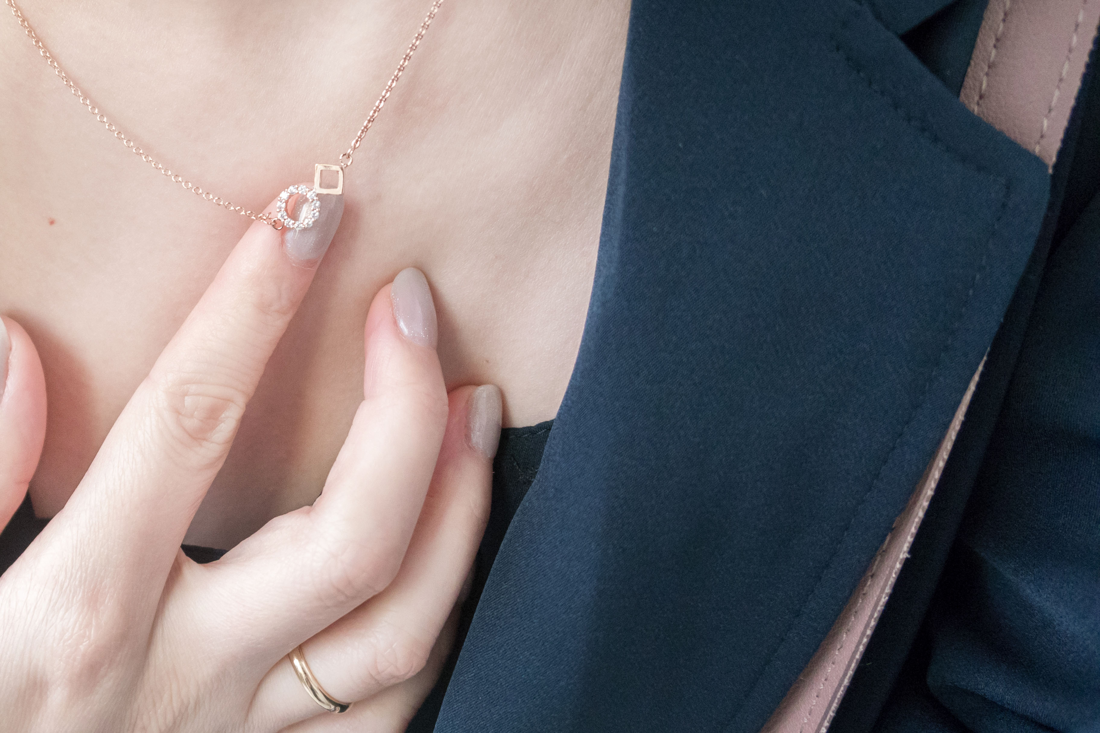 Crystal Rhombus, Necklace/ NL8138