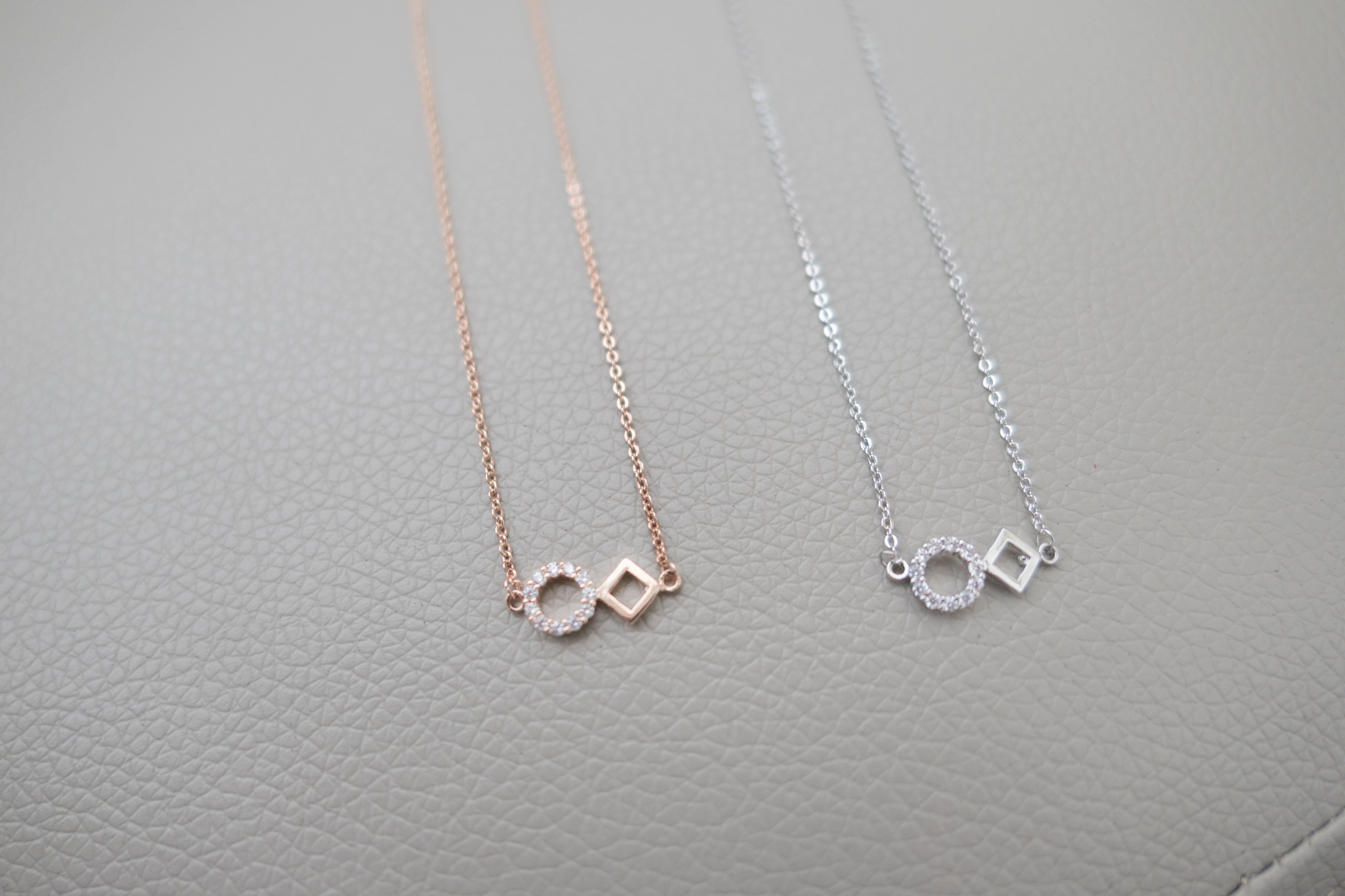 Crystal Rhombus, Necklace/ NL8138