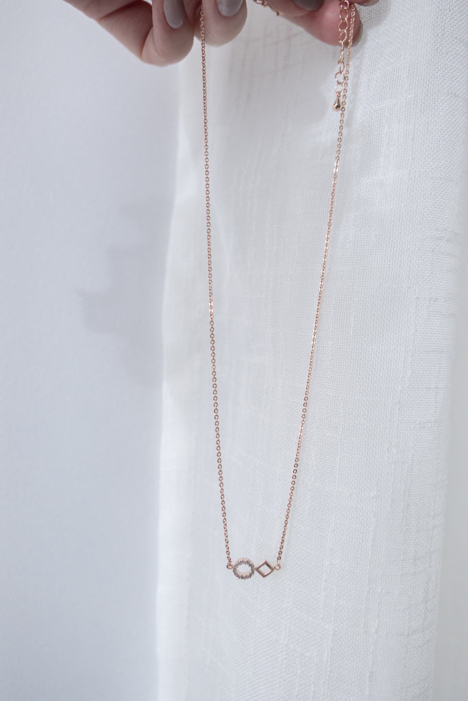 Crystal Rhombus, Necklace/ NL8138