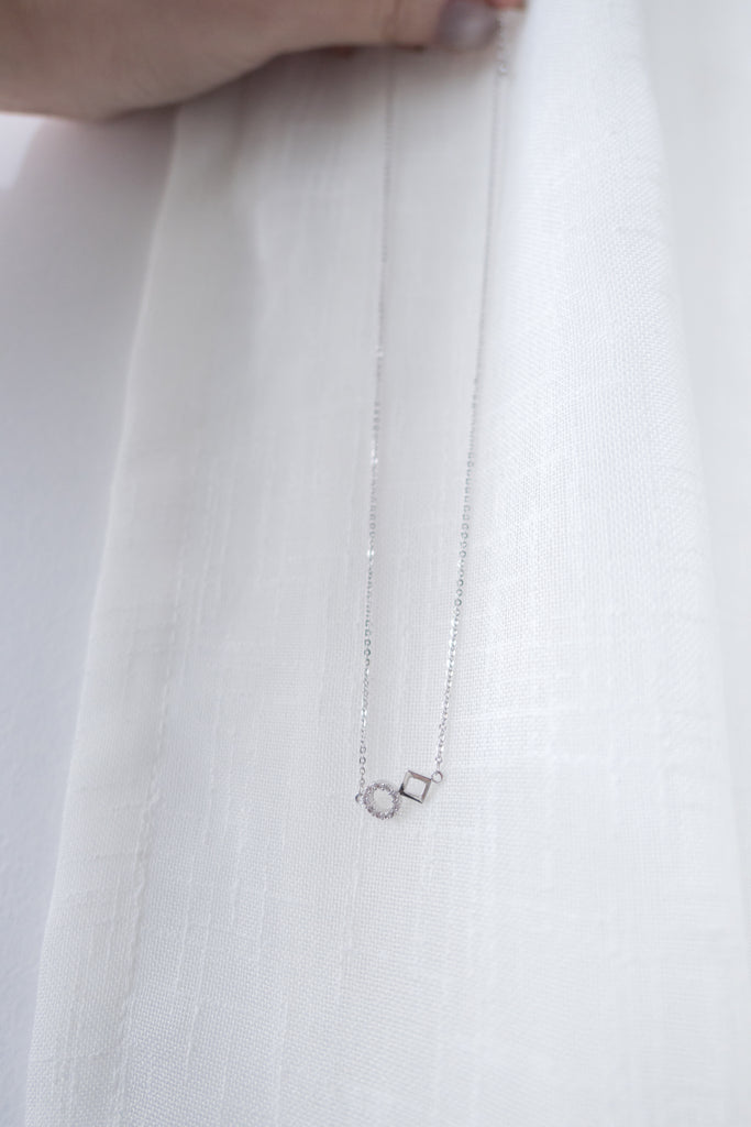 Crystal Rhombus, Necklace/ NL8138