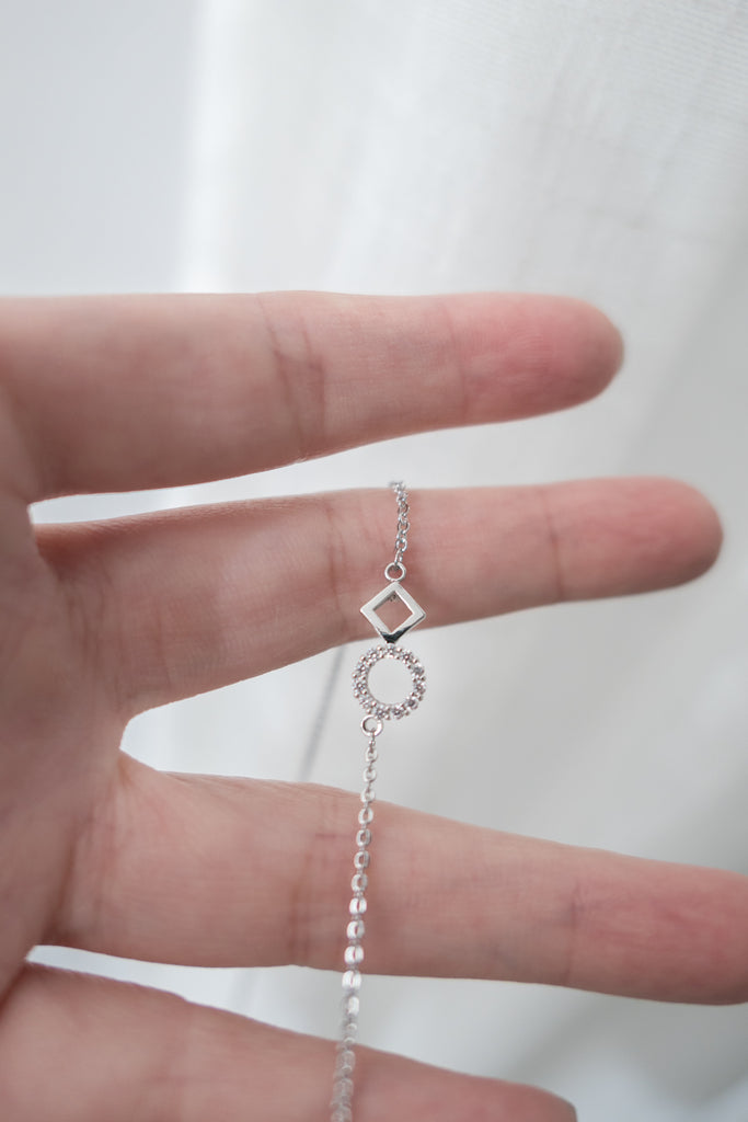 Crystal Rhombus, Necklace/ NL8138
