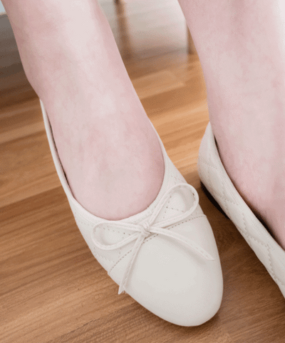 Lady Summer 白色氣質織帶涼鞋, Shoes/ SH8064