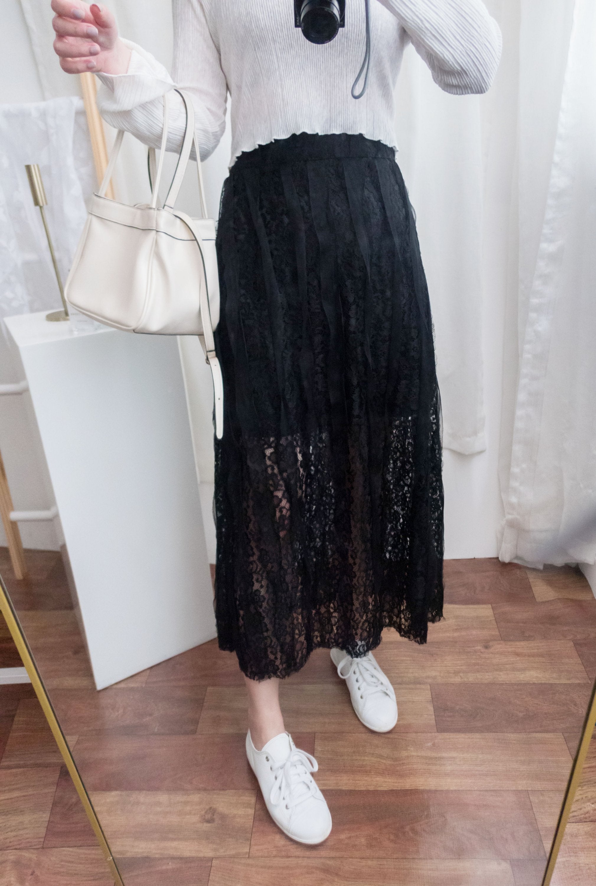 Veil 氣質紗感通花裙, Skirt/ SK8579