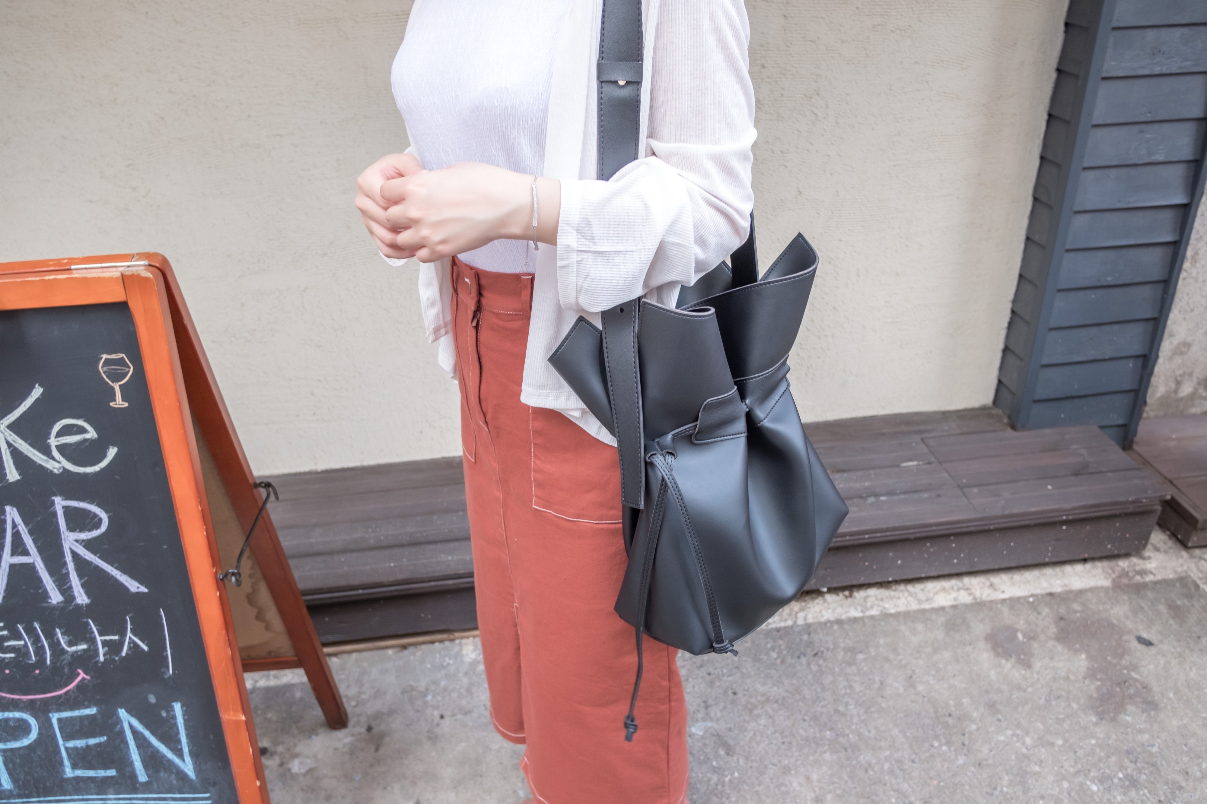 reach love 束口皮感大袋, Bag/ BG8040
