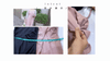 Wrap Vest Dress 彈性交叉領口不貼微修腰吊帶連身裙/ DS9676
