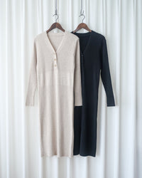 Sophie Dress 柔軟彈性羅紋針織打底裙 / DS1035