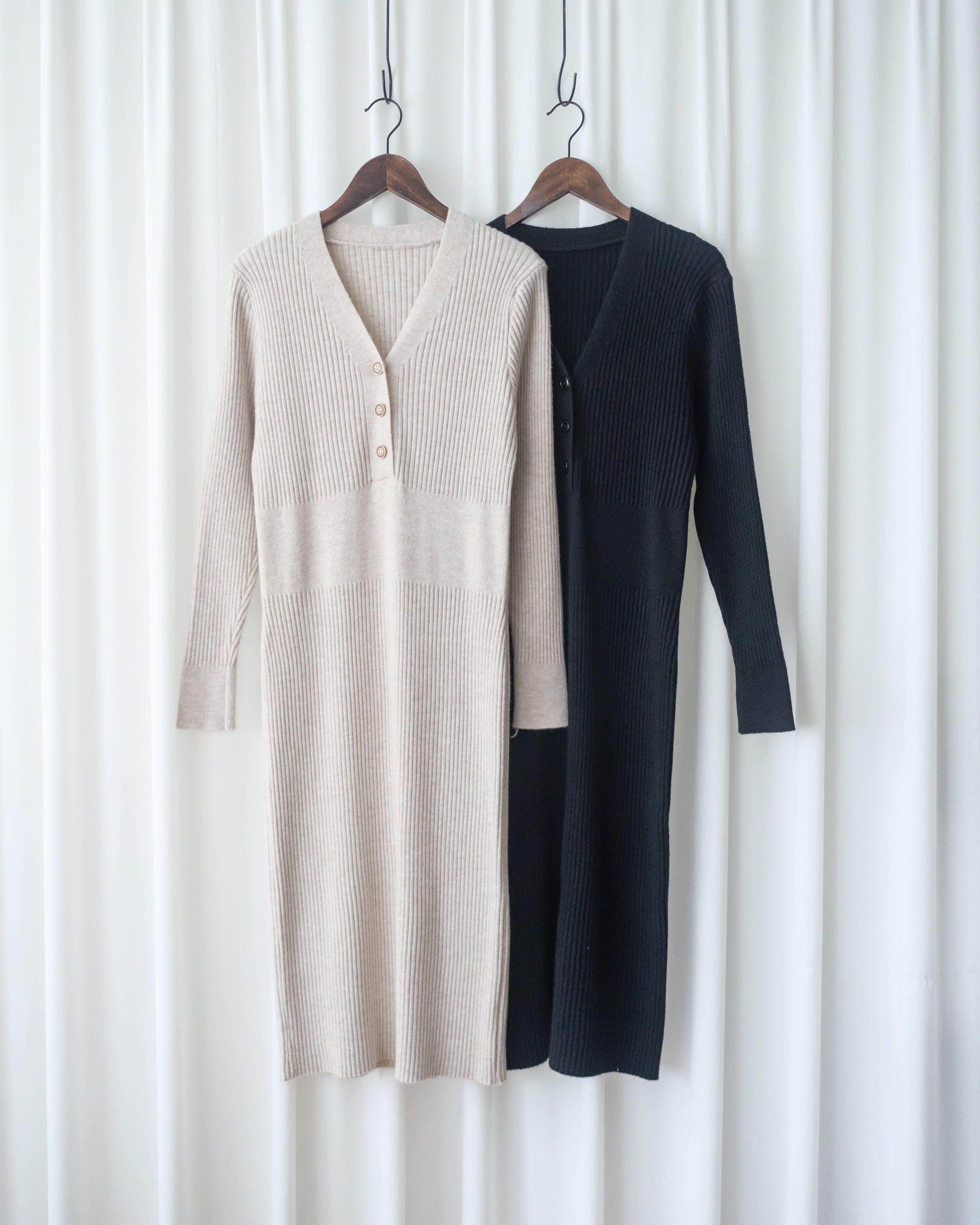 Sophie Dress 柔軟彈性羅紋針織打底裙 / DS1035