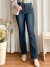 Flair Elastic Jeans 腰內橡筋全彈性洗水微喇叭褲/ PT8440