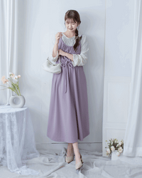 Sophie Vest Dress 防皺彈性修腰吊帶連身裙/ DS1101