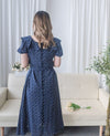 [限量現貨回歸 White］Ruffle Collar Floral Dress  V領荷葉邊碎花顯瘦連身裙/ DS9950