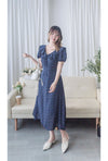 [限量現貨回歸 White］Ruffle Collar Floral Dress  V領荷葉邊碎花顯瘦連身裙/ DS9950