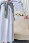 Aesthetic Dress 隨性慵懶雙帶單肩T恤裙/ DS9963