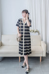 French Knit Dress 法式漫遊針織V領連身裙/ DS9967