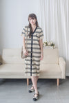 French Knit Dress 法式漫遊針織V領連身裙/ DS9967