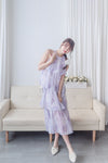 Marble Cloud Dress 水彩雪紡雲朵層次連身裙/ DS9968