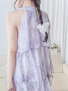 Marble Cloud Dress 水彩雪紡雲朵層次連身裙/ DS9968