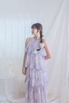 Marble Cloud Dress 水彩雪紡雲朵層次連身裙/ DS9968