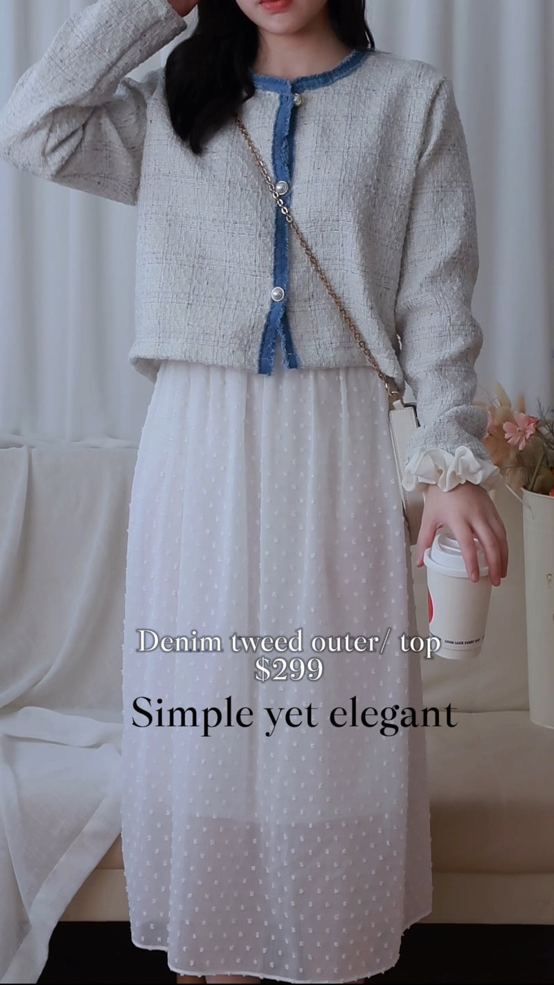 Dot 立體雪紡點點全橡筋傘裙, Skirt/ SK8794