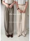 Chiffon Wide 寬鬆闊腳透氣顯腳長長西褲, Pants/ PT8382 (olive sold out)