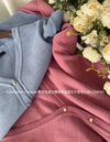 (限定熱賣重開❗) Gold Botton Cardigan 雙色衣邊立體線條金鈕扣外套或上衣/ CD8142  (pre-order 2月13日截單)