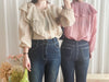 Flair Elastic Jeans 腰內橡筋全彈性洗水微喇叭褲/ PT8440