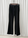 （推薦舒適改善腿形) Black Elastic Pants 全條彈性黑色顯瘦褲/ PT8450